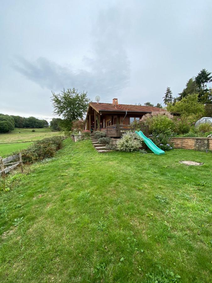 バート・ミュンスターアイフェル Norwegisches Blockhausヴィラ エクステリア 写真