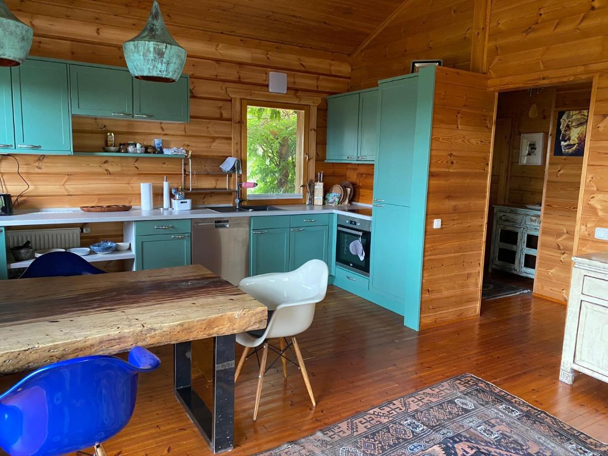 バート・ミュンスターアイフェル Norwegisches Blockhausヴィラ エクステリア 写真