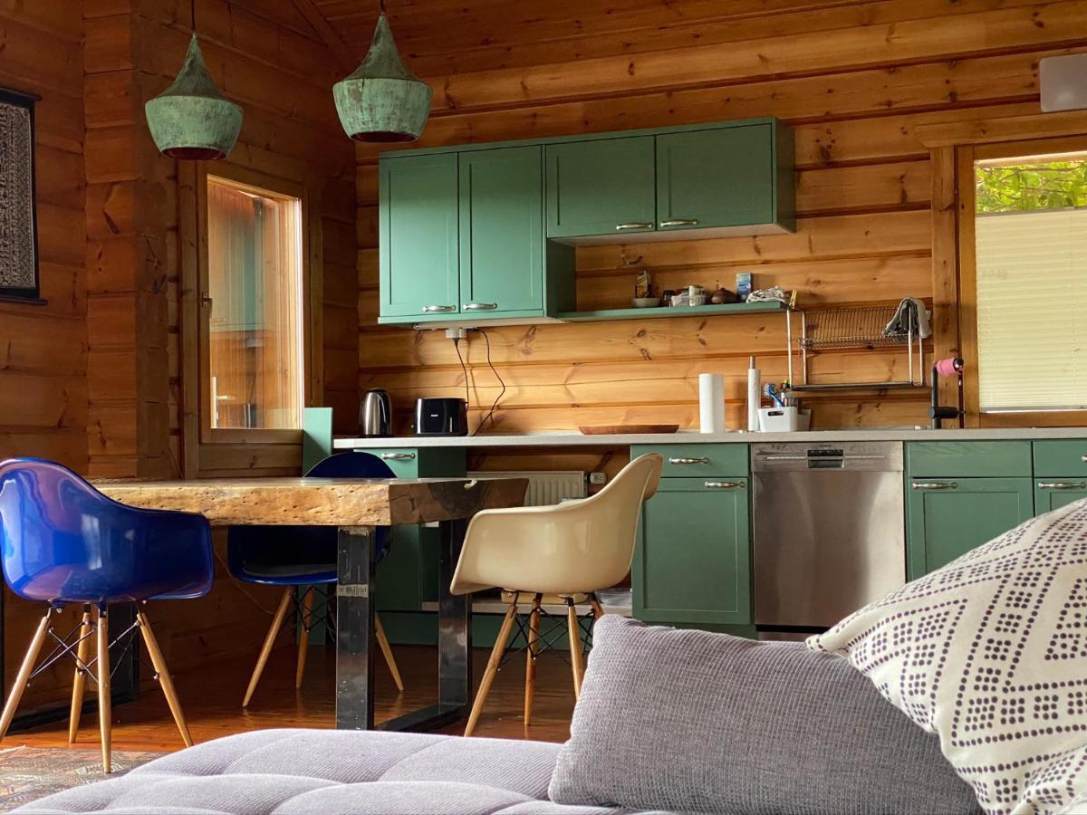 バート・ミュンスターアイフェル Norwegisches Blockhausヴィラ エクステリア 写真