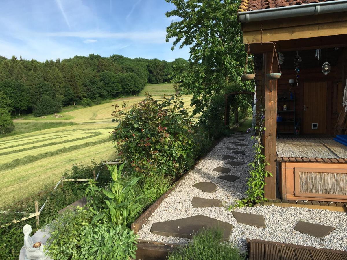 バート・ミュンスターアイフェル Norwegisches Blockhausヴィラ エクステリア 写真
