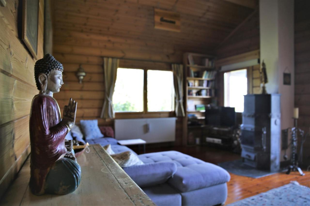 バート・ミュンスターアイフェル Norwegisches Blockhausヴィラ エクステリア 写真