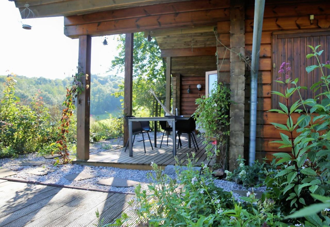 バート・ミュンスターアイフェル Norwegisches Blockhausヴィラ エクステリア 写真