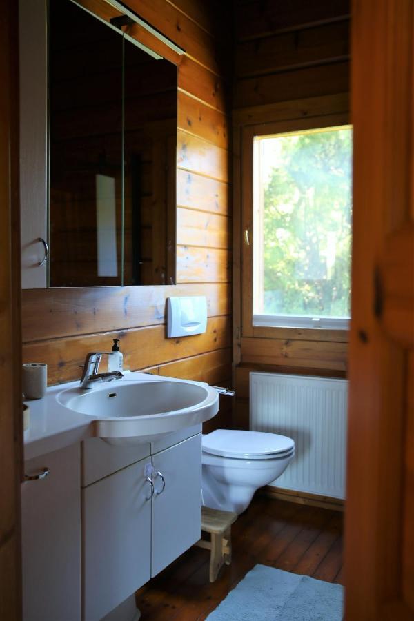 バート・ミュンスターアイフェル Norwegisches Blockhausヴィラ エクステリア 写真